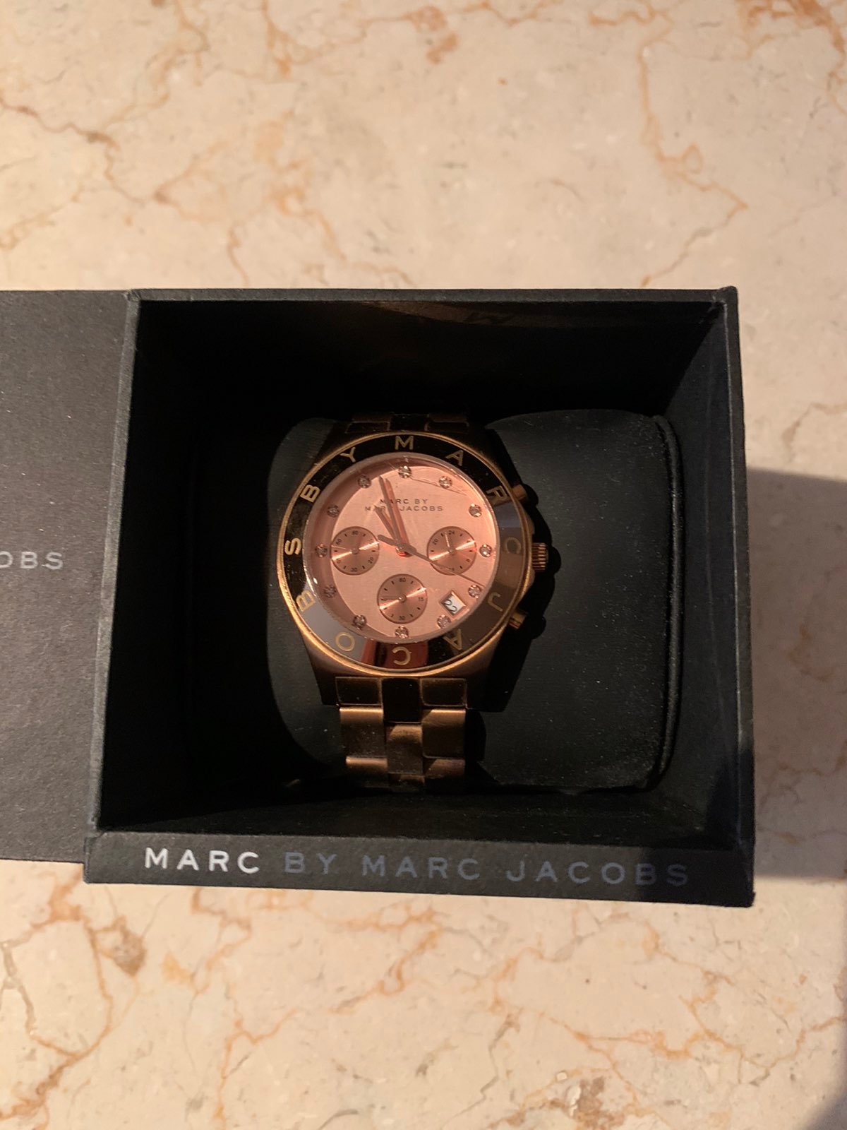 Rosegold marc jacobs women's watch