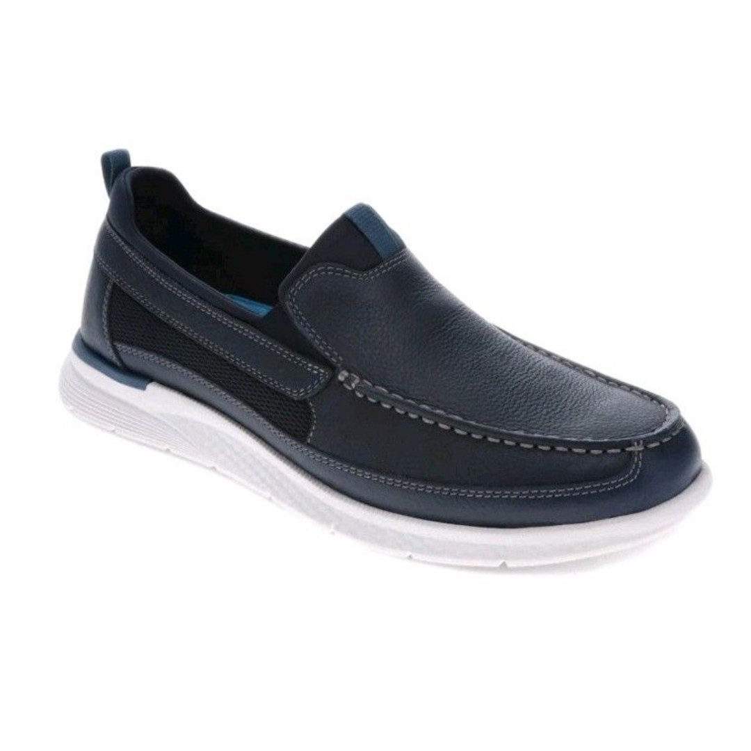 Dockers Mens Holgate Navy Genuine Leather Casual Boat Shoe-Various Sizes