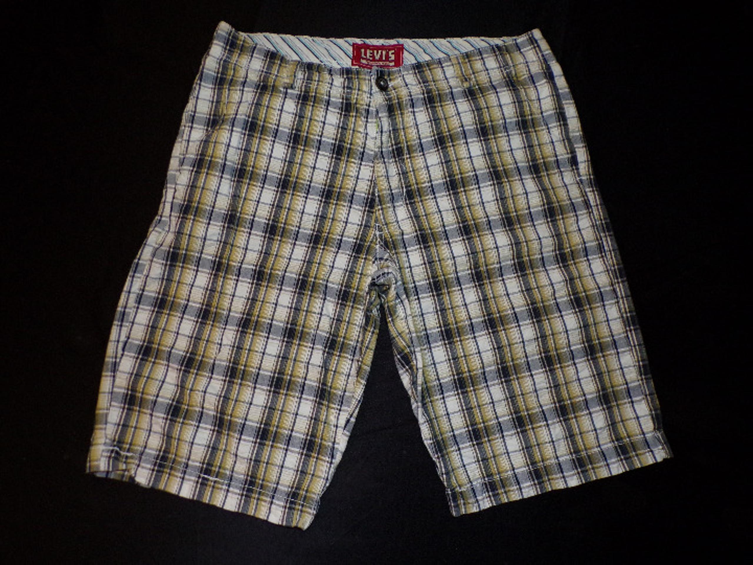 Levi's The Original Jeans Plaid Shorts Men's Size Size 34