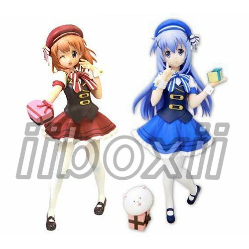 Is the Order a Rabbit Cocoa and Chino Figures Sweets Paradise Cafe Toreba