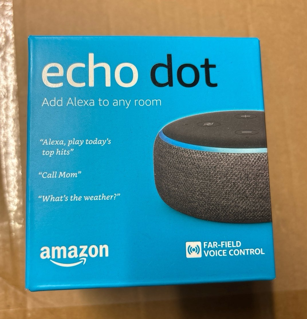Amazon Echo Dot (3rd Gen) - Smart bluetooth wifi speaker with Alexa - Charcoal