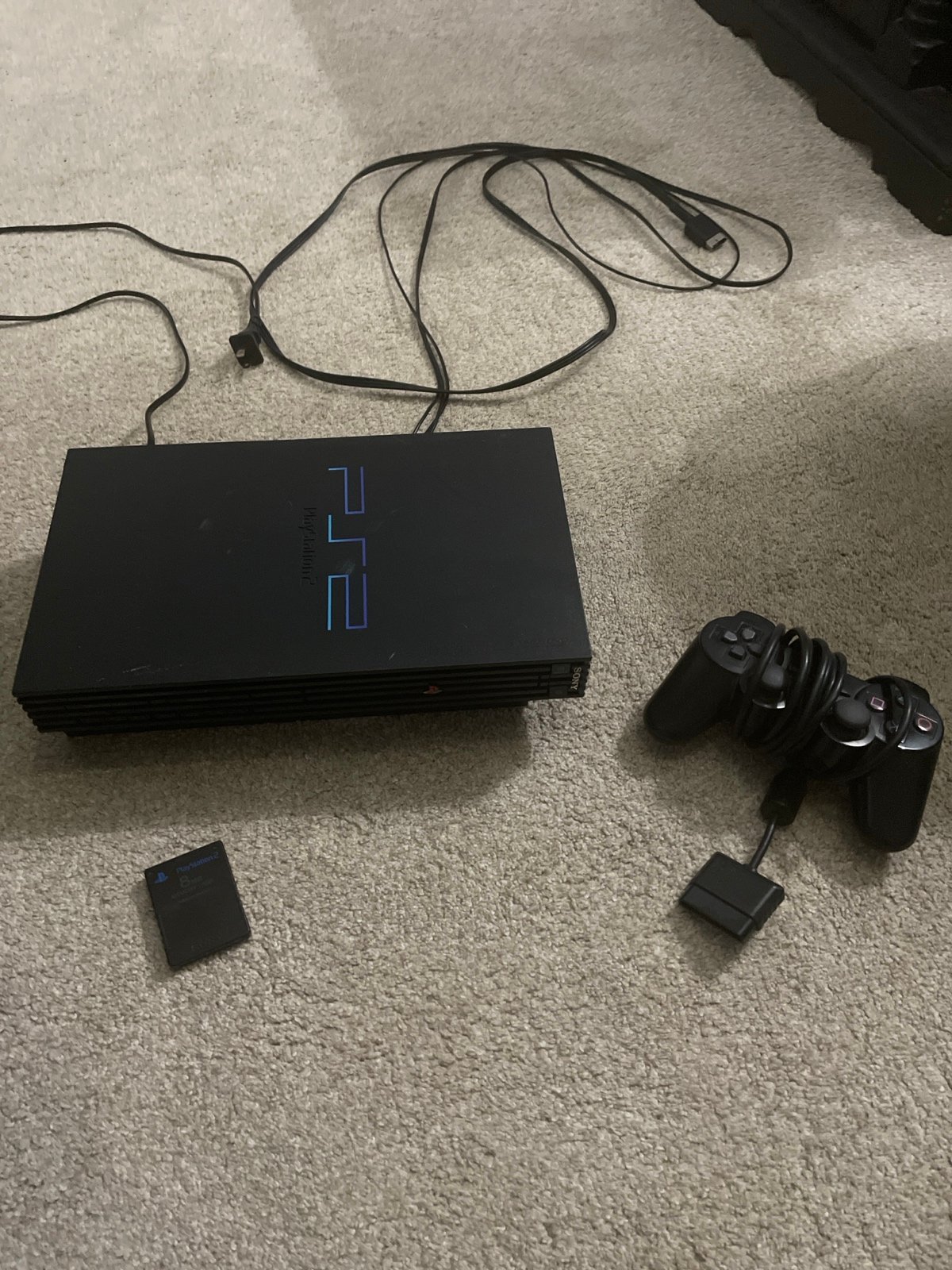 Fat PS2 with Controller / Memory Card - READ BIO