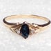 Close Out Sale - No discounts - Like New sapphire & diamond Ring #1250B