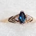 Close Out Sale - No discounts - Like New sapphire & diamond Ring #1250B
