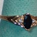 Close Out Sale - No discounts - Like New sapphire & diamond Ring #1250B