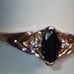 Close Out Sale - No discounts - Like New sapphire & diamond Ring #1250B