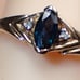 Close Out Sale - No discounts - Like New sapphire & diamond Ring #1250B