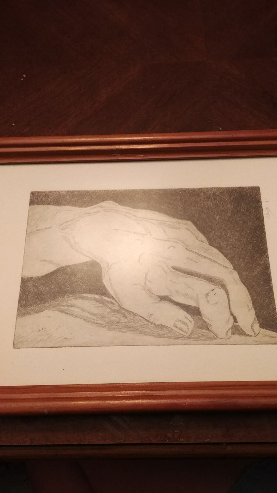 Lovely Drawing signed by the Artist