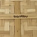 Bambu Double Wall Organic Bamboo Basket Oval Handmade Brown