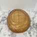 Bambu Double Wall Organic Bamboo Basket Oval Handmade Brown