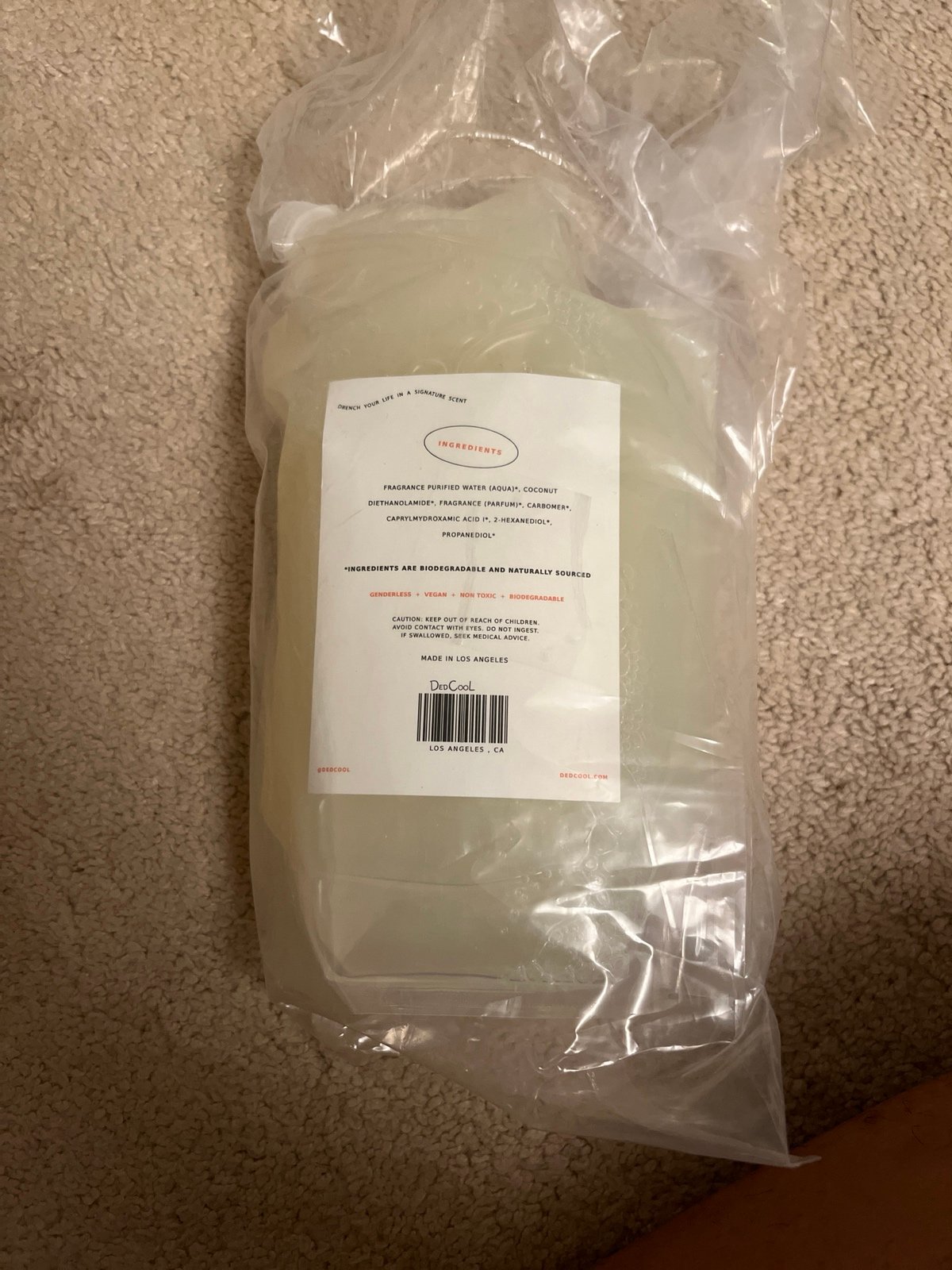 Dedcool laundry detergeny Spring 40 oz refill