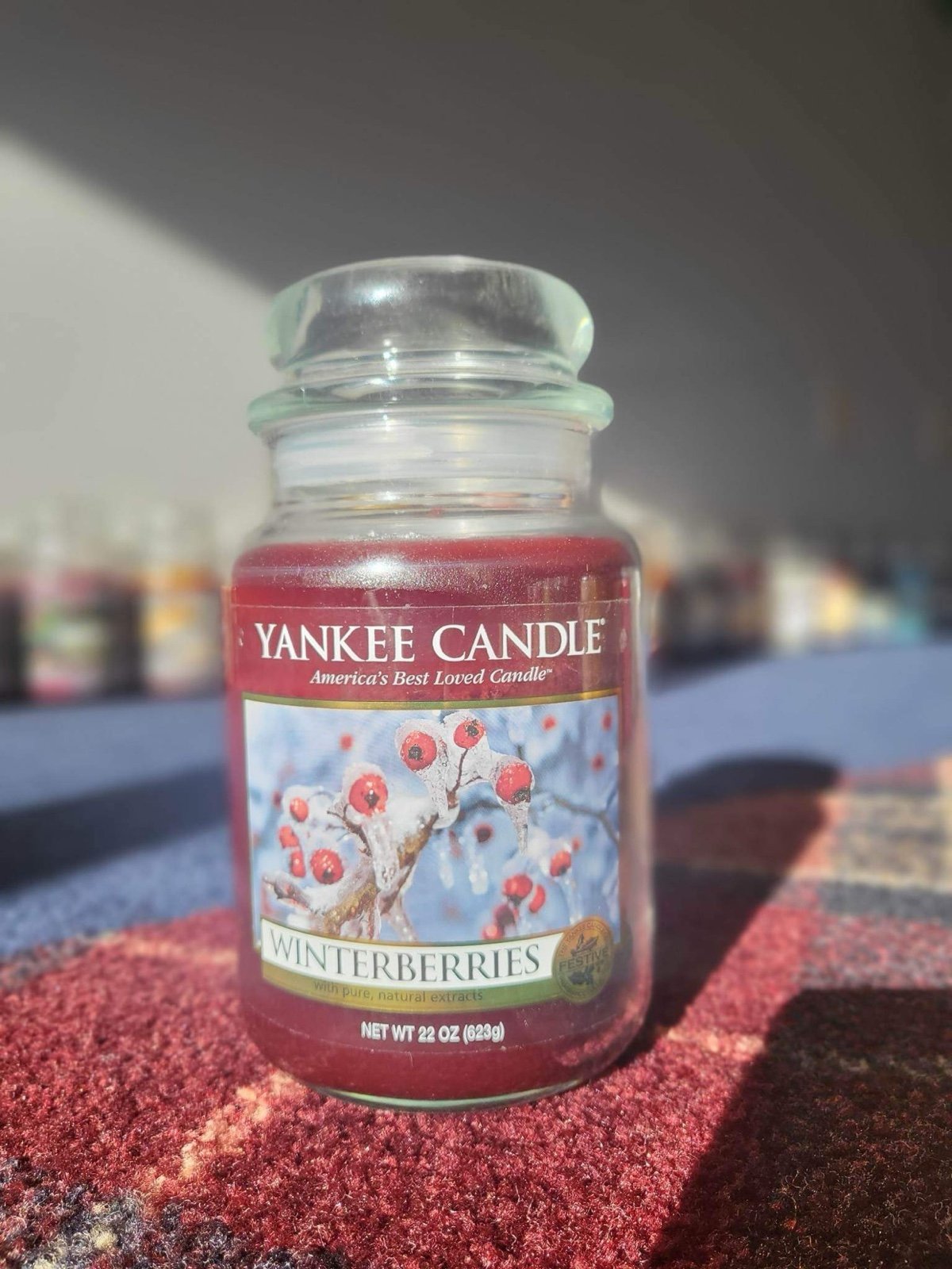 Yankee candle winterberries large jar