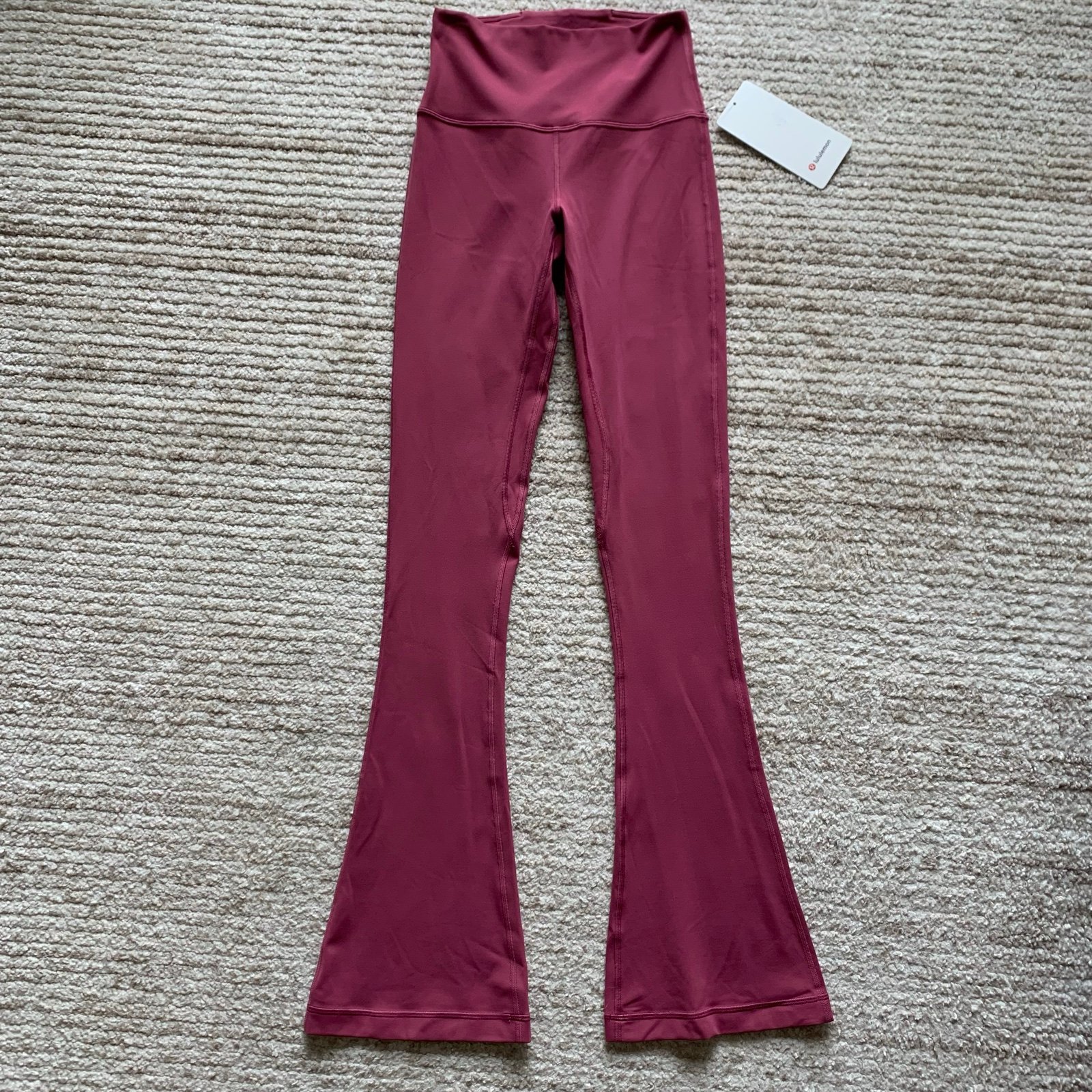 Lululemon Align High-Rise Mini-Flare Washed Mauve NWT