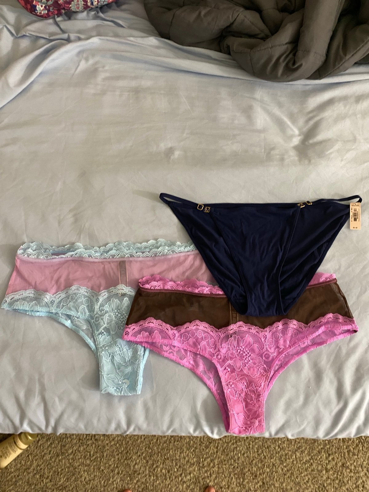 New Victoria’s Secret lace cheeky bikini panties panty bundle medium