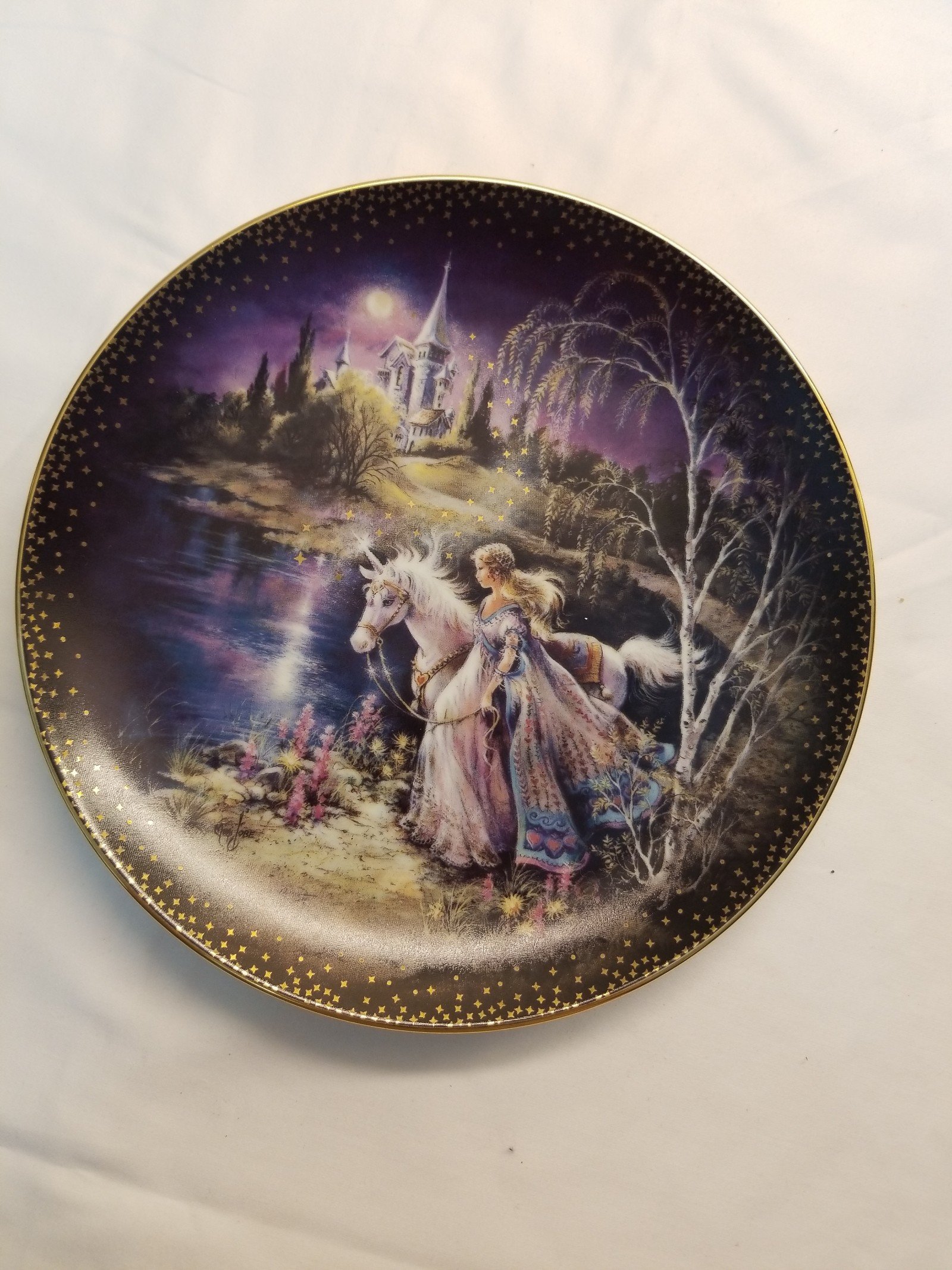 MOONBEAM TRAILS PLATE BY MIMI JOBE