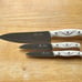 LITTLE CHEF 7.75”/4.75”/4.25” Blade German Steel Chef/Utility/Paring Knives
