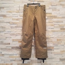 Spyder Womens 8 Snowboard Ski Snow Pants Tan Winter Ladies Pants Snowsuit Bibs