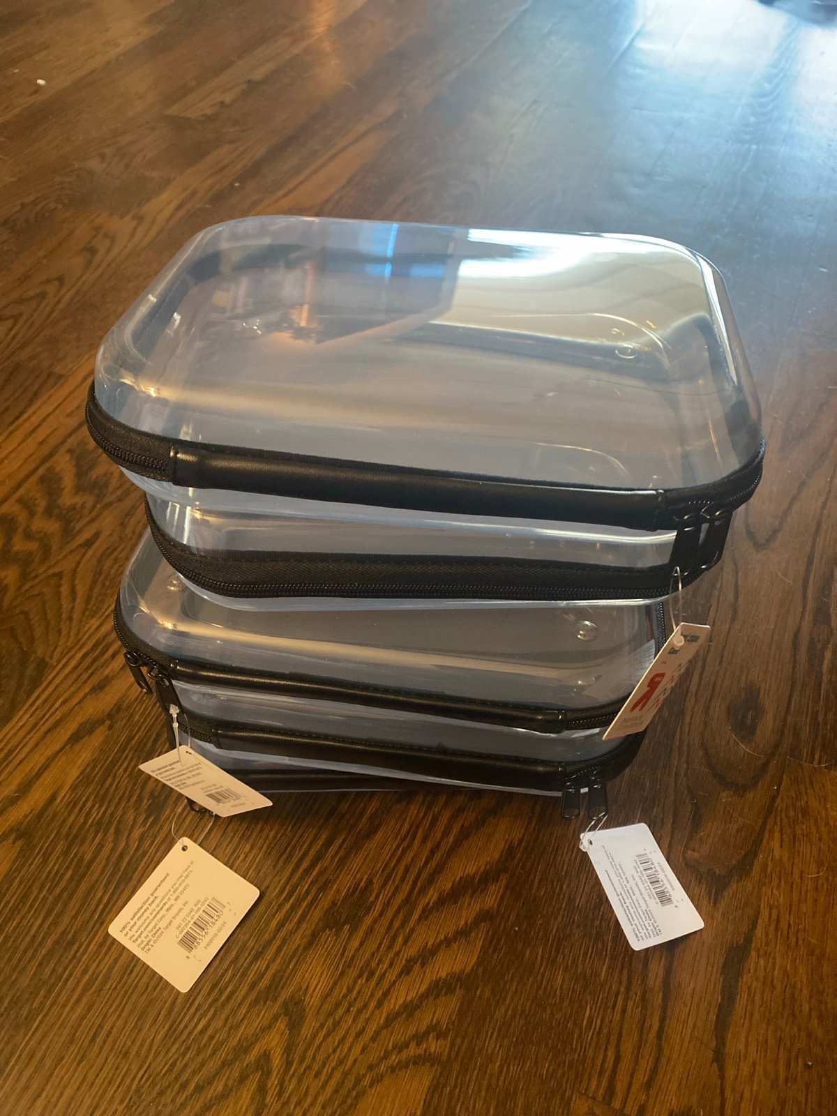5 Target Up and Up Pencil Hard Zipper Case Storage Bins - Gray