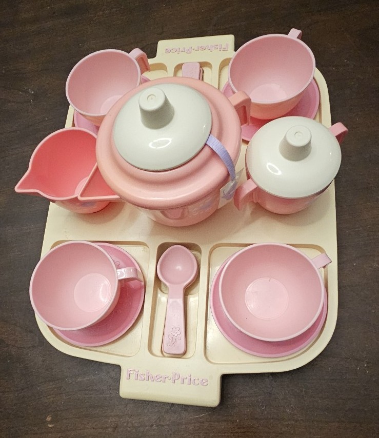 Fisher-Price vintage tea set