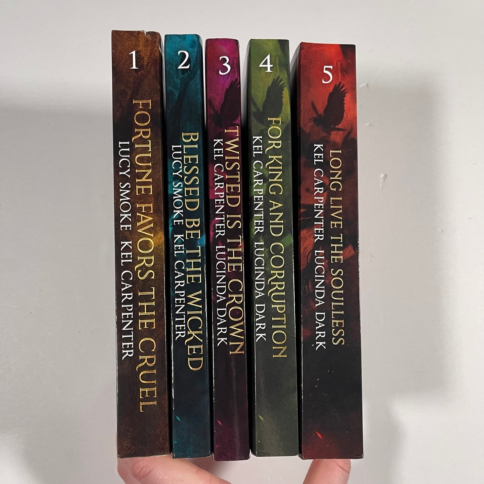 Fortune Favors the Cruel Series with Original Covers One Comes Signed