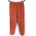 PERUVIAN CONNECTION 100% LEATHER Suede Straight Pants USA MADE Size 10