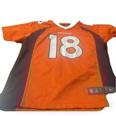 Nike Boys Orange 18 Peyton Manning Bronc
