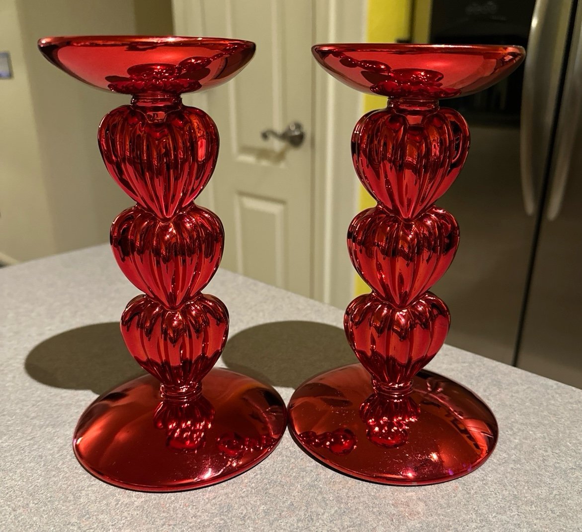 Bath & Body Works Heart candle holders