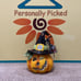 Blue Sky PUMPKIN JACK WITH HAT Tealight Holder