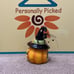 Blue Sky PUMPKIN JACK WITH HAT Tealight Holder