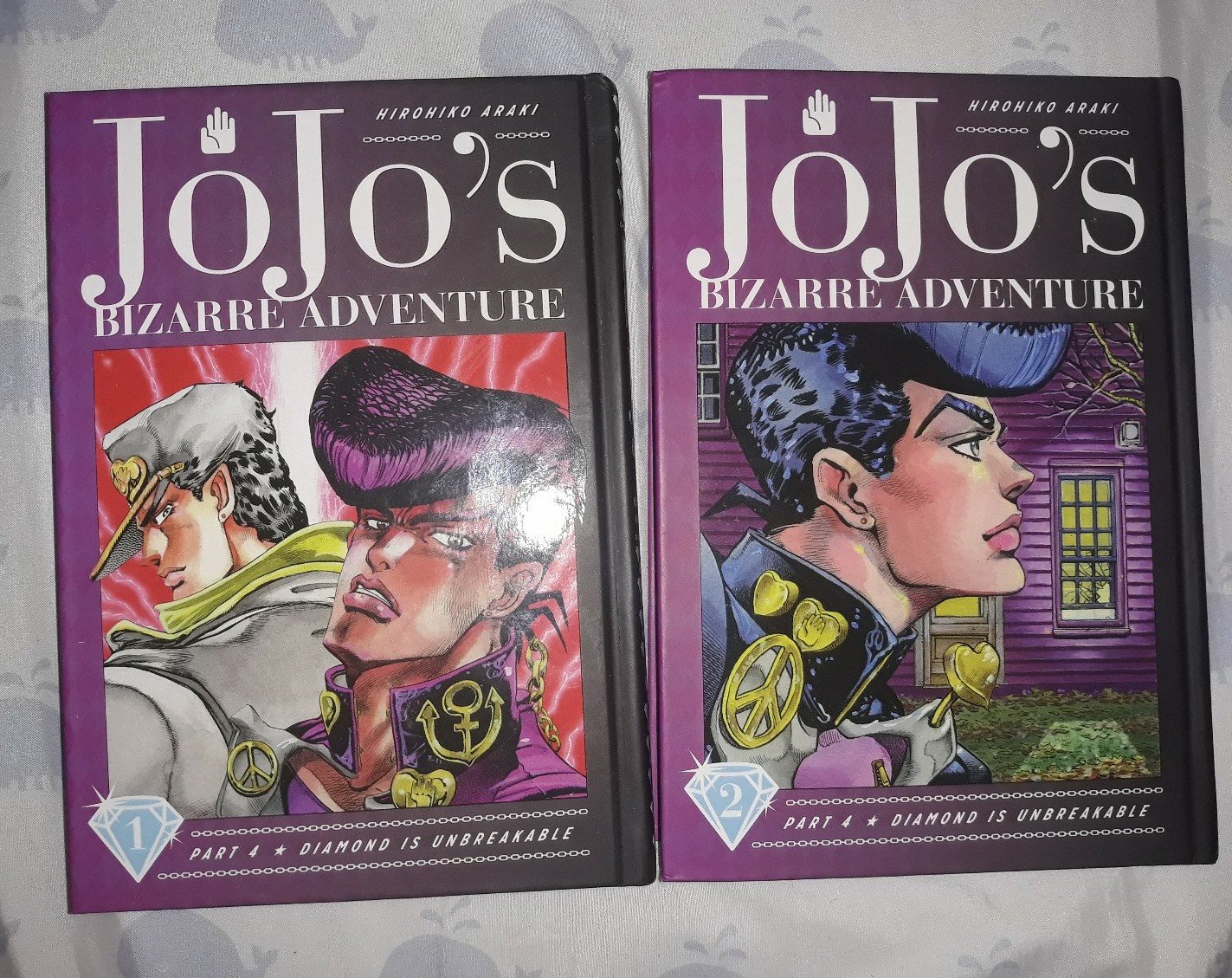 Jojo's Bizarre Adventure Diamond is Unbreakable volumes 1&2