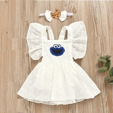18-24 Cookie Monster Dress Second Birthday Sesame Street Dress