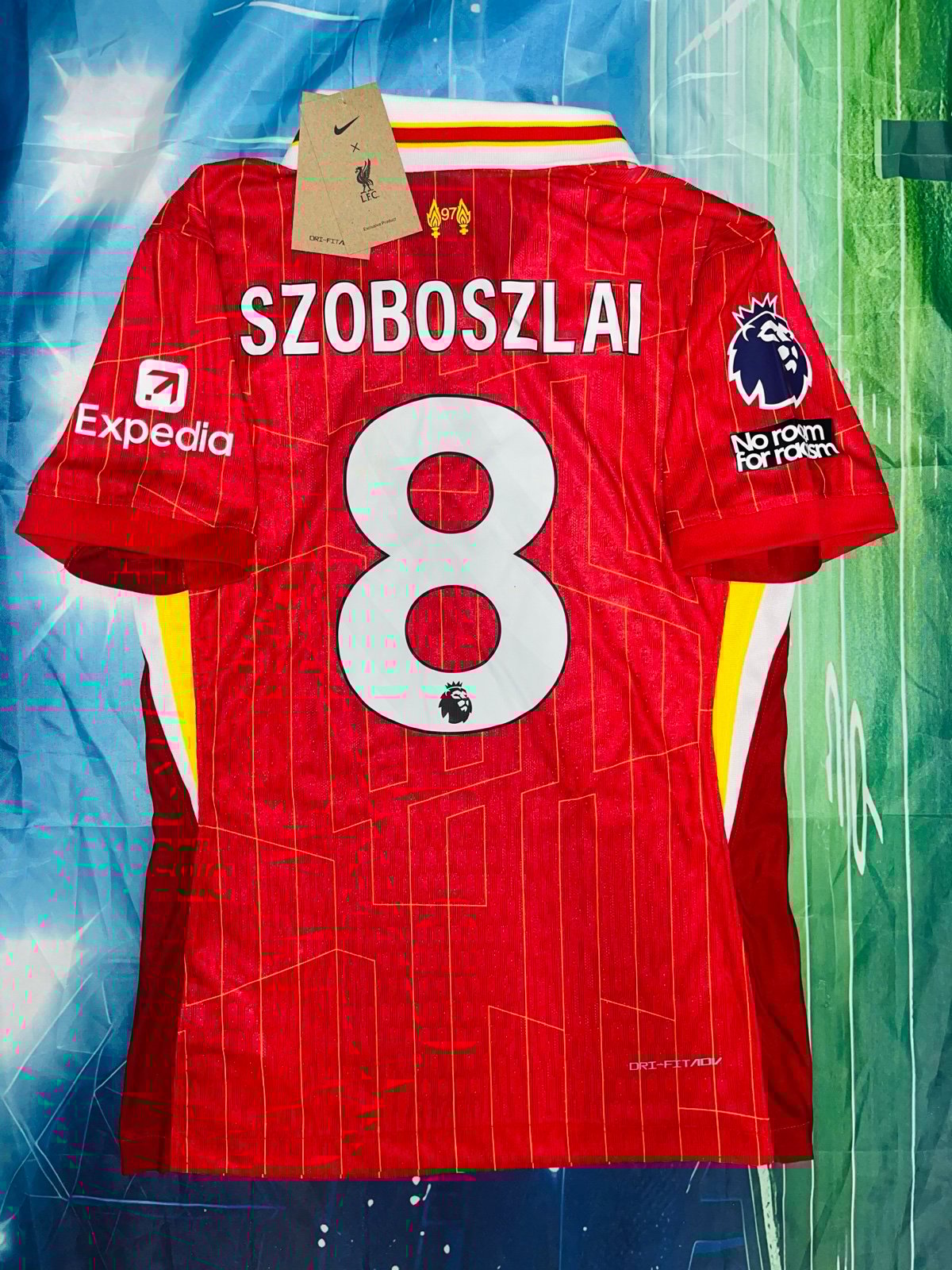 Liverpool FC 2024-25 Nike #8 SZOBOSZLAI Red Home EPL