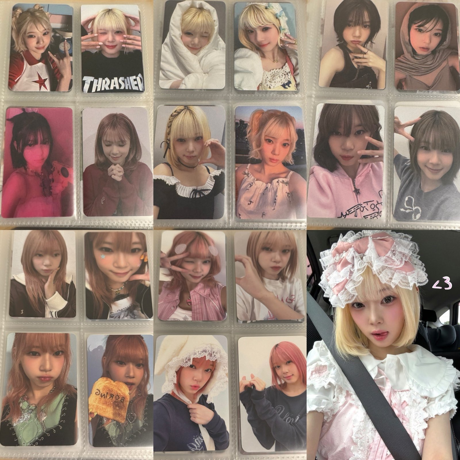 photocard set Unis kotoko swicy