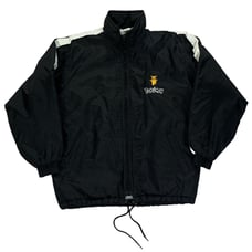 Vintage Custom Pokemon Ash & Pikachu Sherpa Fleece Lined Jacket Size Youth Large
