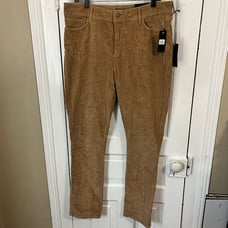 NYDJ Corduroy Jegging Pants Brown Tan Size 14 X