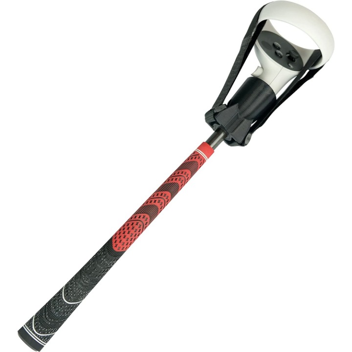 Virtual Reality Golf Club Handle Accessory - Rift S and OCU LUS Quest 2 (Red