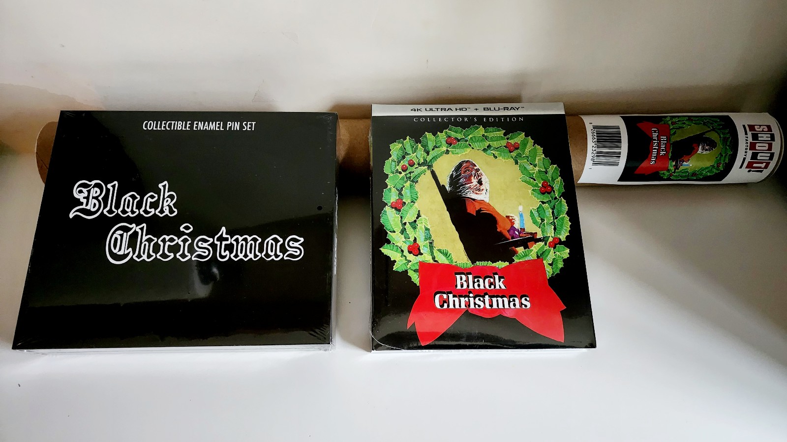 Black Christmas (1974): 4K, Blu Ray w/ Slipcover, Poster, Pins Sealed New Mint