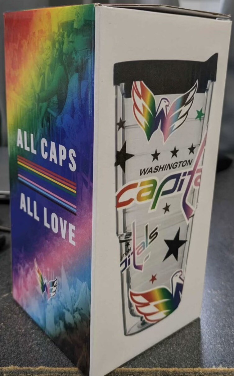 Washington Capitals Pride Tumbler 2024 - New!