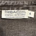 Tribal Jeans Distressed Denim Jacket Womens 4 Charcoal Black Zipper Pockets