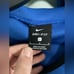 Nike Men’s Skins Basketball Blue Short Sleeve Hooded Sweatshirt Size L