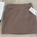 Lululemon Scuba HR Mini Skirt Taupetastic Adult M with a lululemon shopping bag
