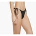 Frankies Bikinis Women's Fiona Crochet Side Tie Bikini Bottoms in Black LG 95