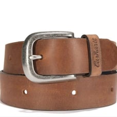 Carhartt Tanned Leather Continuous Belt w/Nickel Roller Finish- Tan