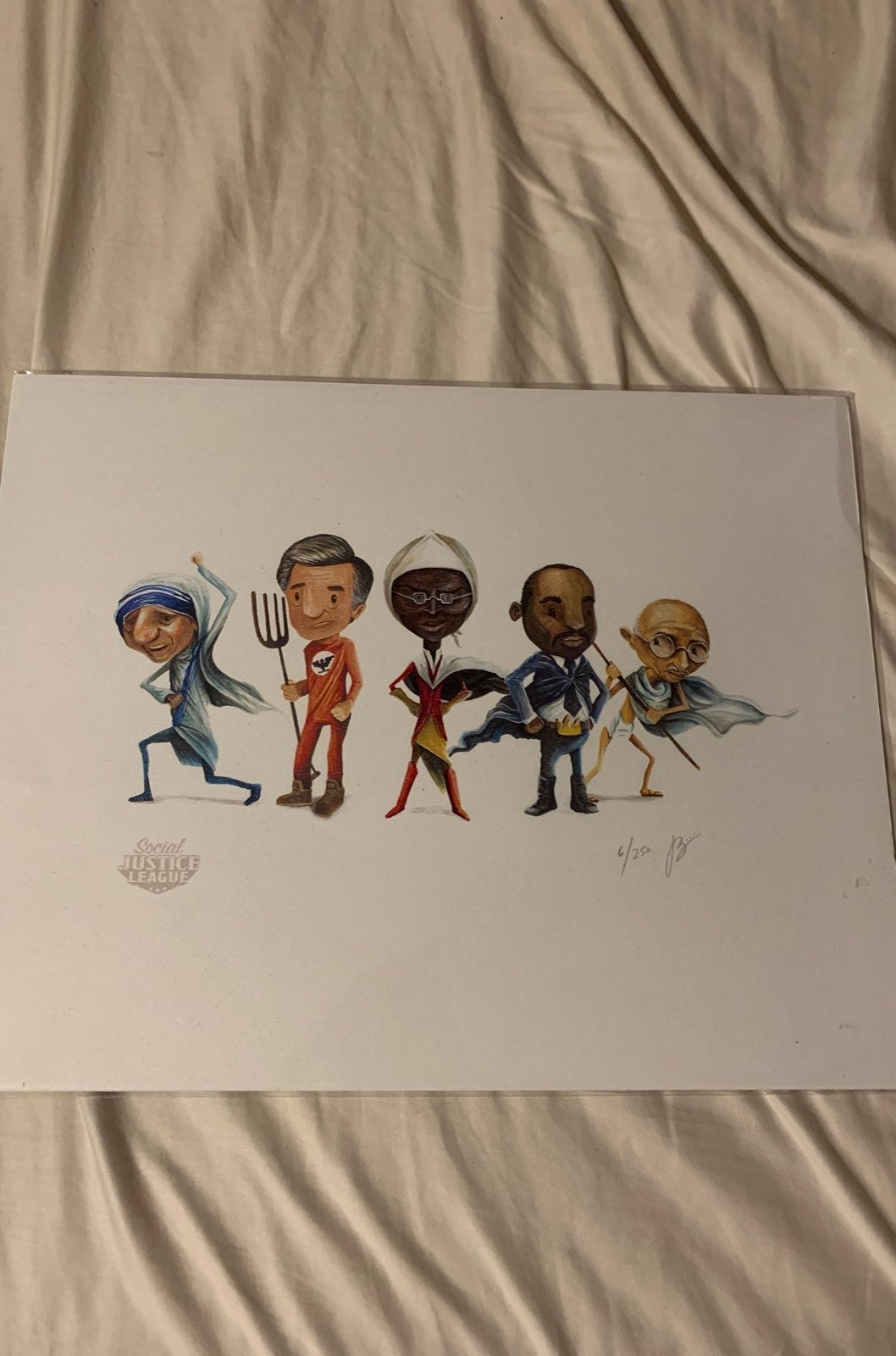 Drawing of inspirational figures