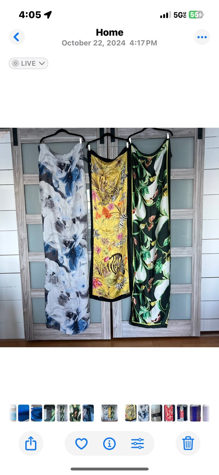 White House black market scarf bundle