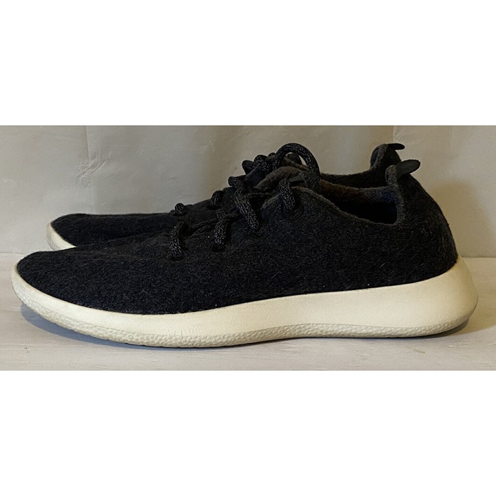 Allbirds Wool Runners Sneakers Shoes Dark Gray Superfine NZ Merino Womens Sz 8