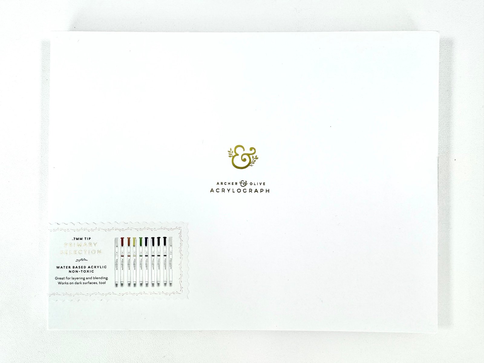 Archer & Olive 0.7mm Tip Primary Acrylograph Acrylic Paint Marker Bullet Journal