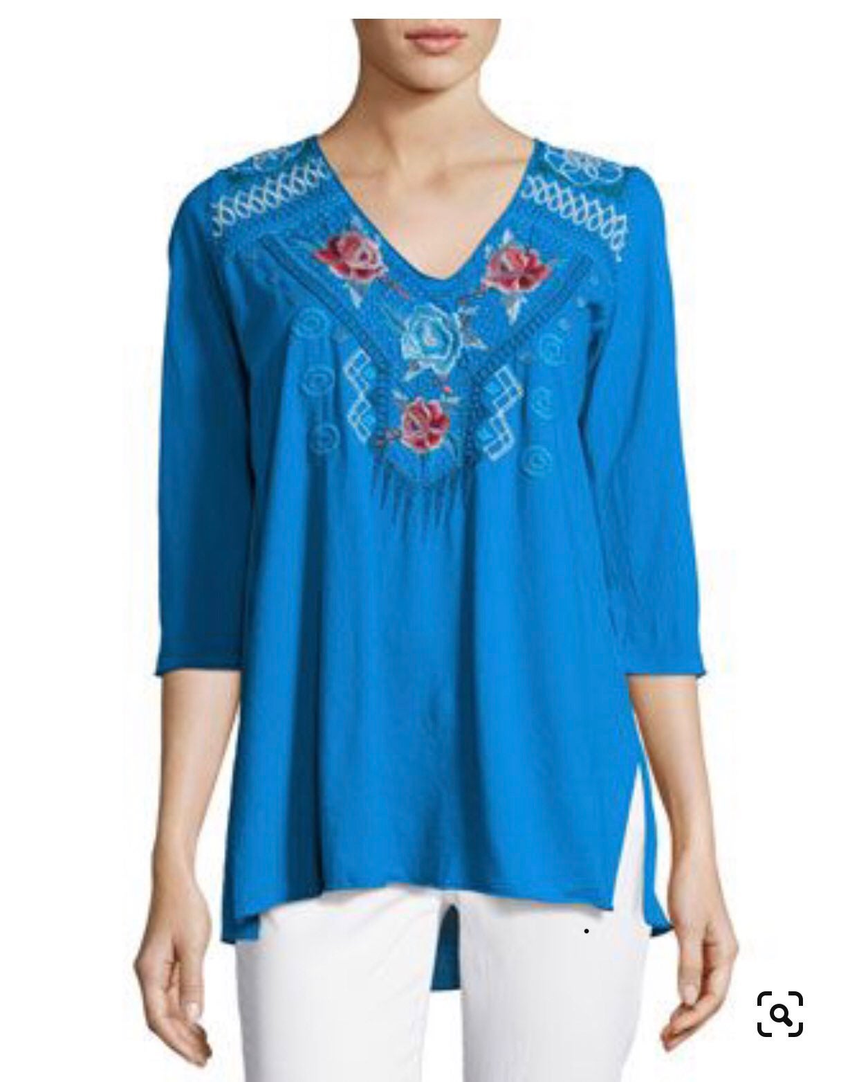 Brand new Johnny was vneck tunic small