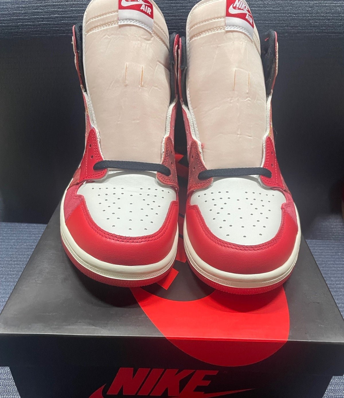 DS* GS Jordan 1 High Spider-Man size 7Y