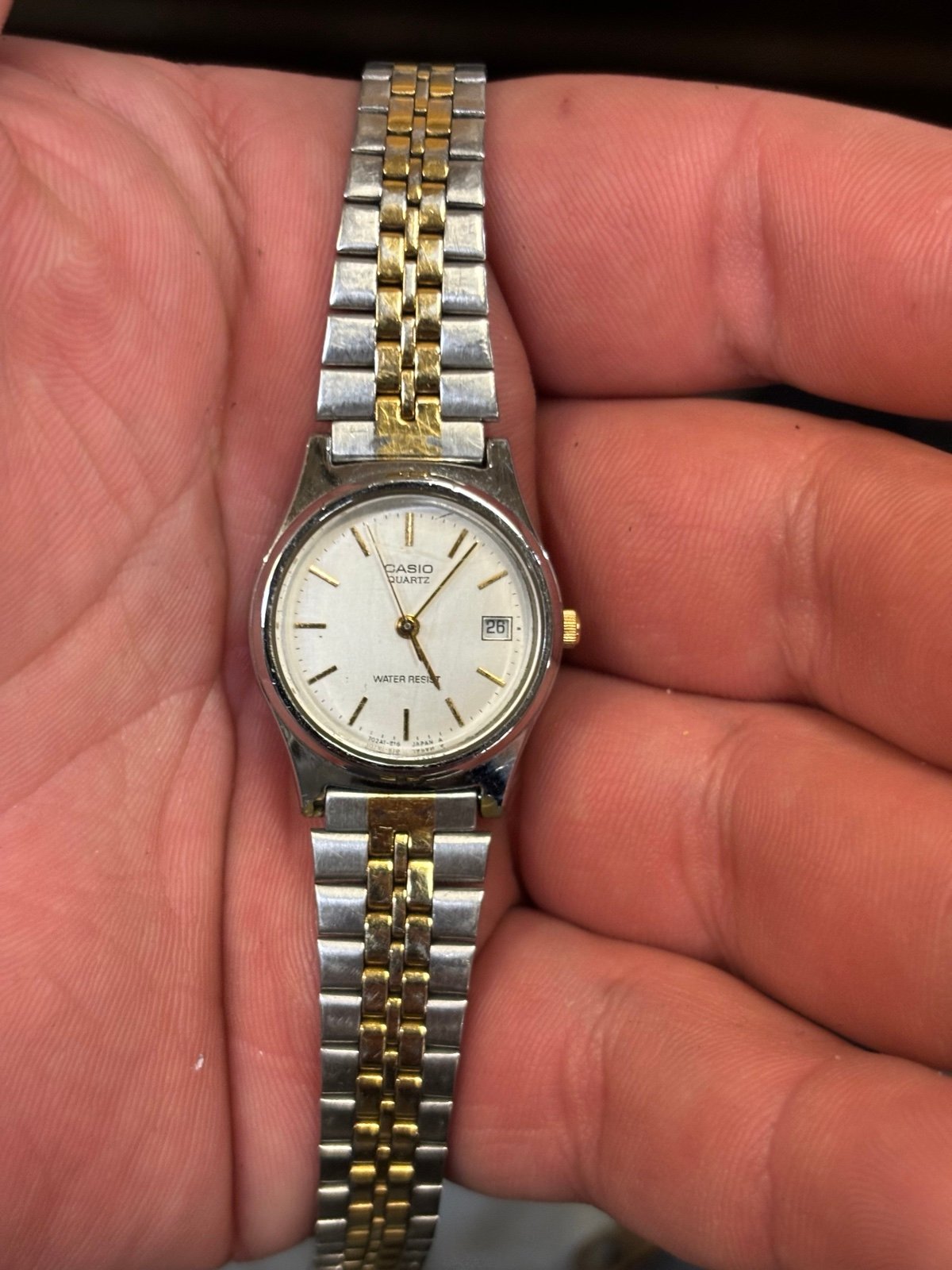 Casio 2-Tone Women’s Watch! New Battery!